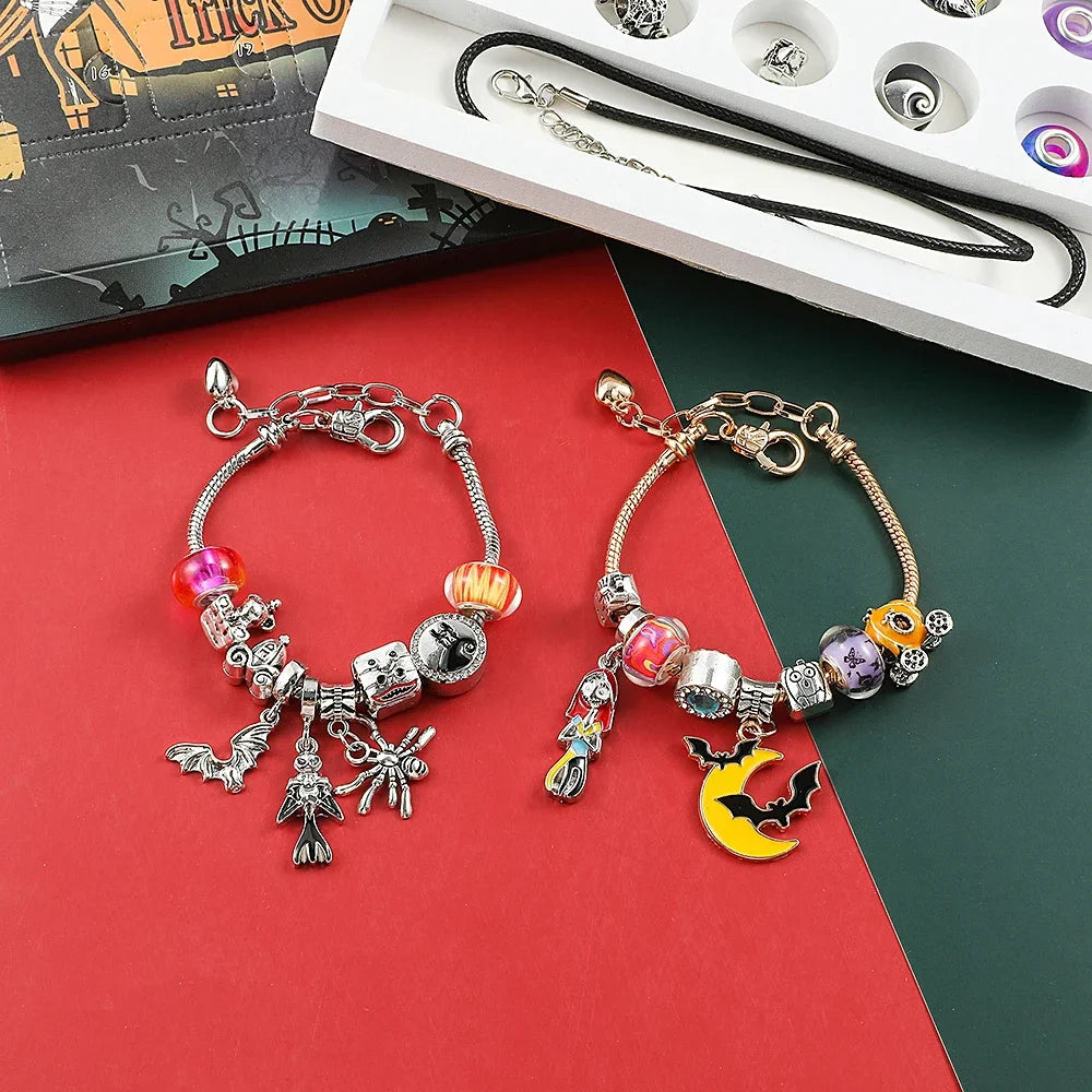 Halloween Blind Box Charm Bracelet Kit DIY Surprise - Tophatter Daily Deals